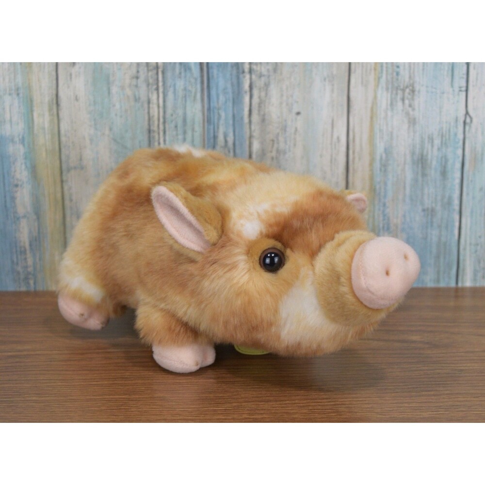 Aurora Miyoni Tots Pot-Bellied Piglet Plush Two Color  11" Stuffed Animal